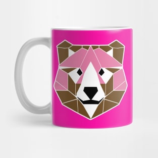 Geometric Pink Bear (MD23Ani002b) Mug